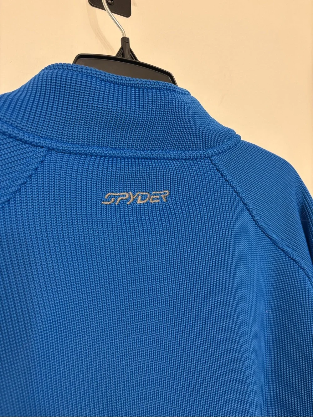 Spyder Men's Constant Full Zip Core Sweater Fleece Jacket Blue Black XL 11-3570